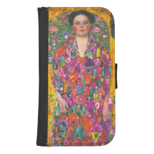 Klimt Portrait of Eugenia Primavesi Samsung S4 Wallet Case