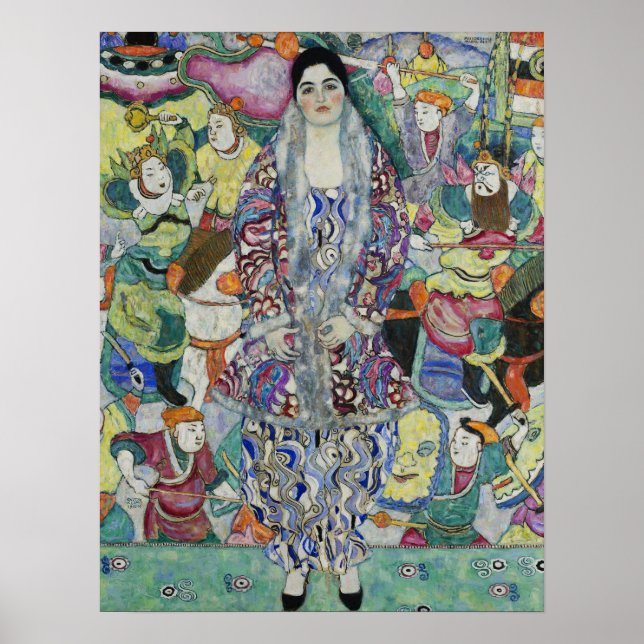 Klimt - Portrait Of Friederike Maria Beer Poster (Front)