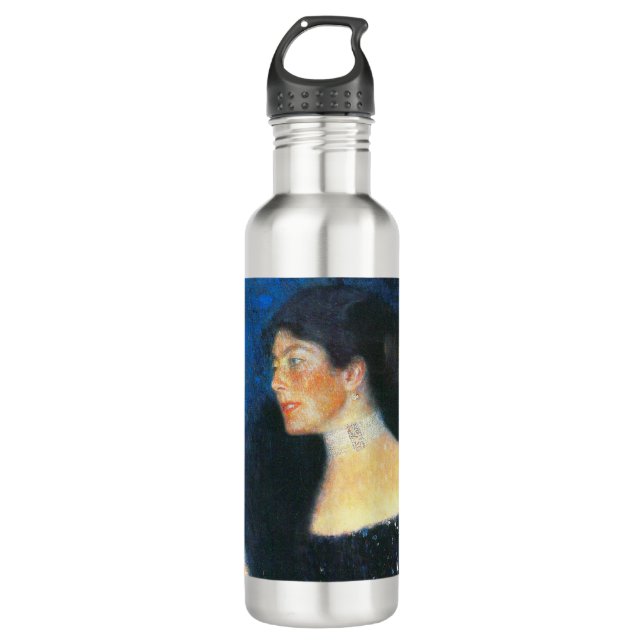 Klimt Portrait of Rose von Rosthorn-Friedmann 710 Ml Water Bottle (Front)