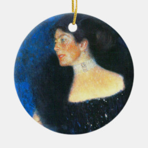 Klimt Portrait of Rose von Rosthorn-Friedmann Ceramic Ornament