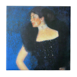 Klimt Portrait of Rose von Rosthorn-Friedmann Ceramic Tile
