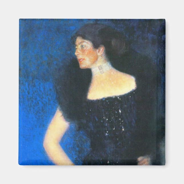 Klimt Portrait of Rose von Rosthorn-Friedmann Magnet (Front)