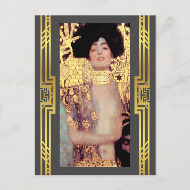 Klimt Restored Judith Holofernes Art Nouveau Postcard (Front)