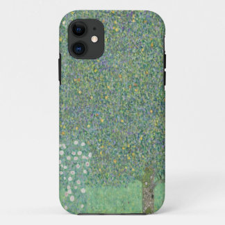 Klimt Rosebushes Under the Trees iPhone 11 Case