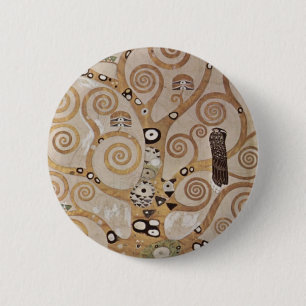 Klimt - Stocletfries 6 Cm Round Badge