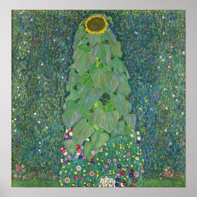 Klimt - Sunflower Poster (Front)