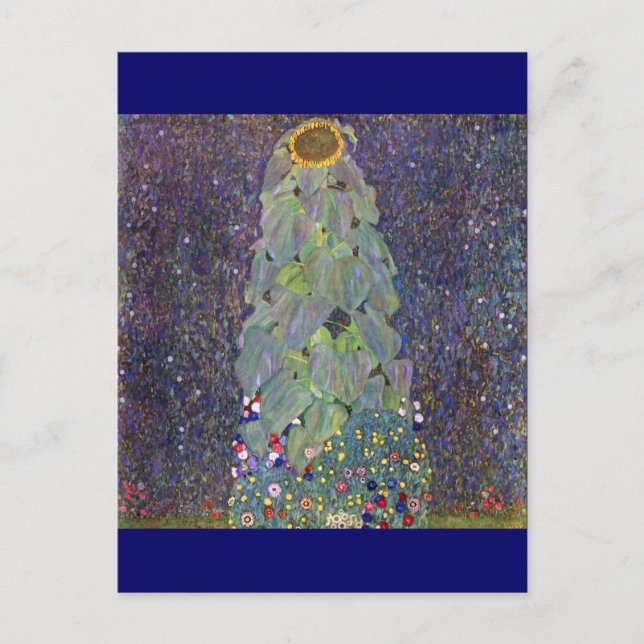 Klimt ~ That is Sonnenblume Postcard (Front)