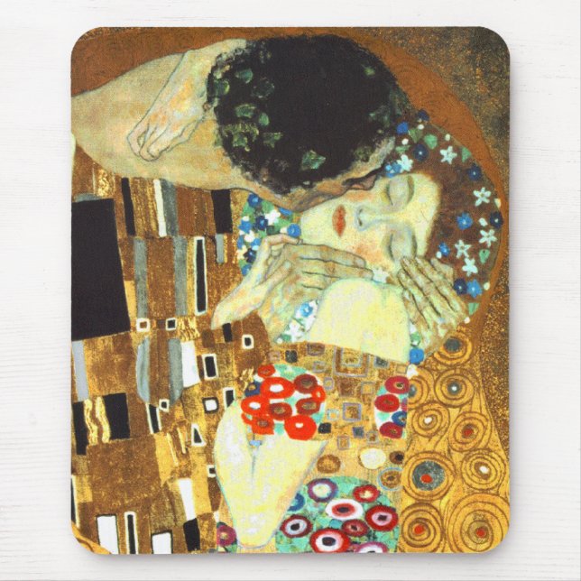 Klimt: The Kiss Mouse Pad (Front)