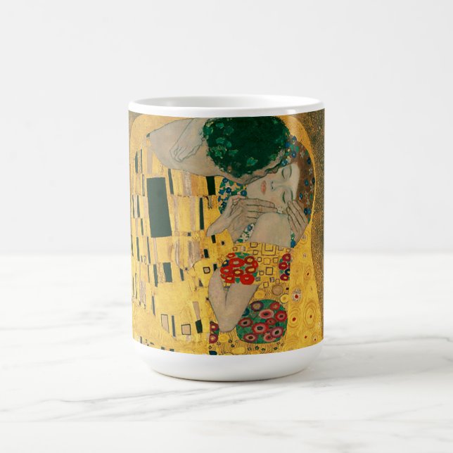 Klimt // The Kiss Painting Magic Mug (Center)
