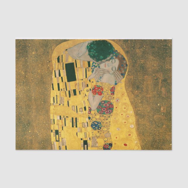 Klimt // The Kiss Painting Tissue Paper (Front)