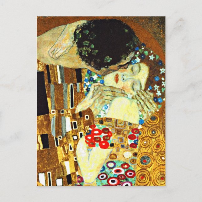 Klimt - The Kiss Postcard (Front)