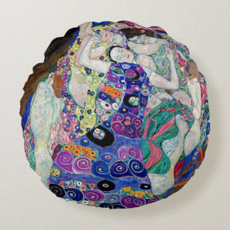 Klimt The Virgin Round Art Pillow