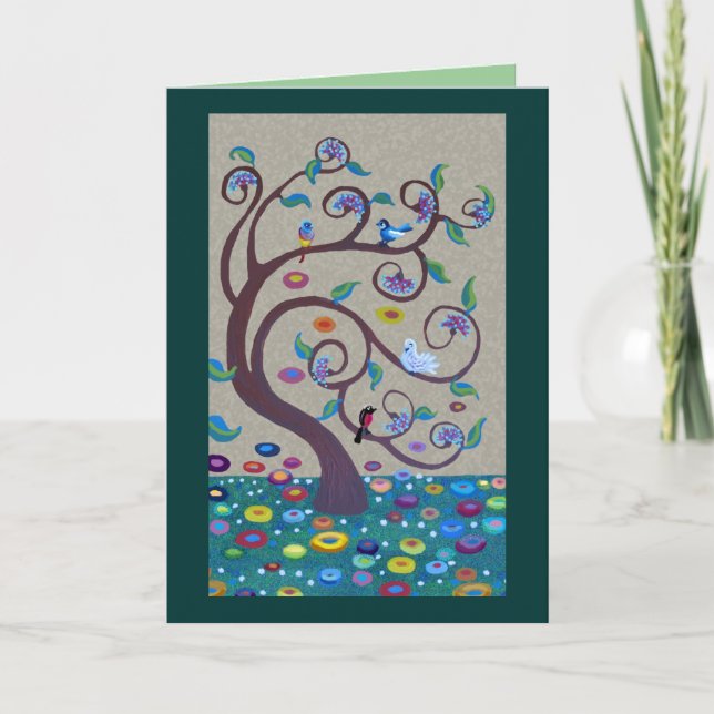 Klimt tree card (Front)