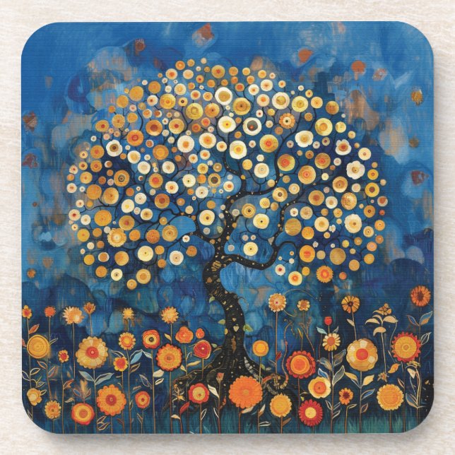 Klimt Tree of Life Coaster (Front)
