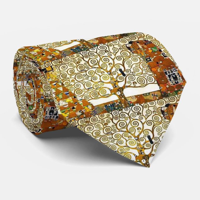 Klimt "Tree of Life" Tie (Rolled)