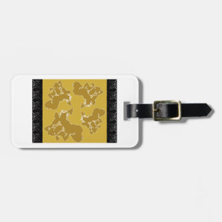 Klimt's colour palette luggage tag
