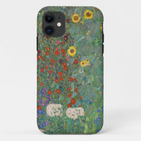 Klimt's Farm Garden with Sunflowers