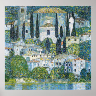 Klimt's Kirche in Cassone Poster