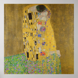 Klimt's Kiss Poster