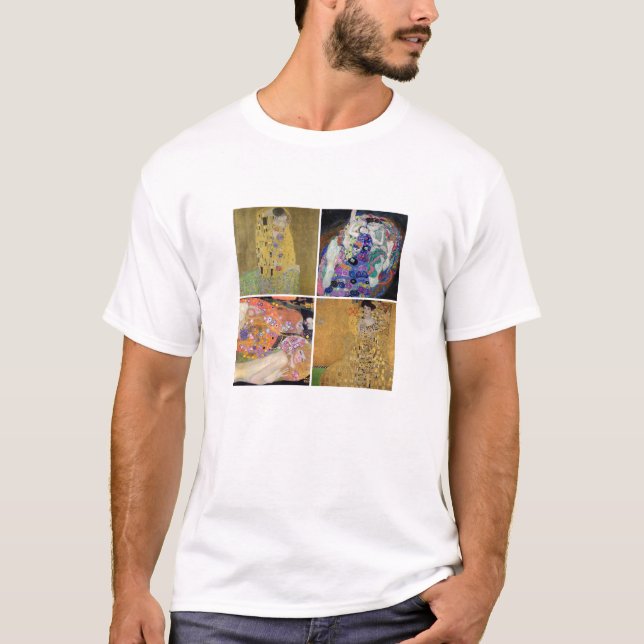 Klimt's Paintings T-Shirt (Front)