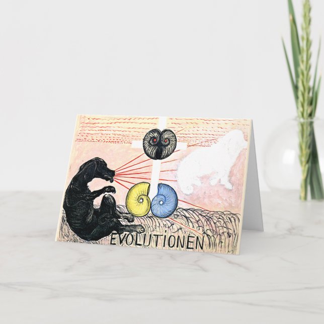 Klint - Evolution No. 5, Group VI, abstract art Card (Front)