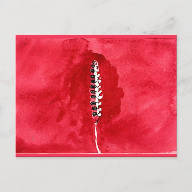 Klint - On the Viewing of Flowers and Trees, Grain Postcard (Front)