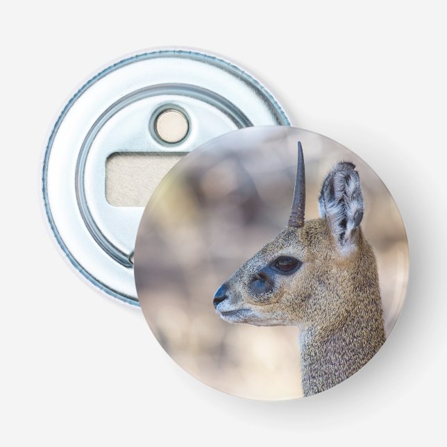 Klipspringer Portrait Bottle Opener (Front)