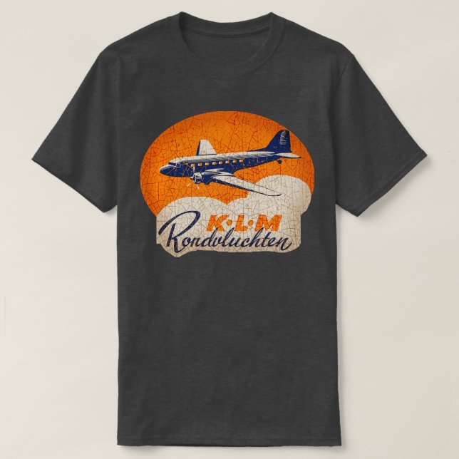 KLM Rondvluchten T-Shirt (Design Front)