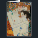 Klmit, Mother and Child<br><div class="desc">A card featuring the well known famous painting,  Mother and Child by Gustav Klimt.</div>