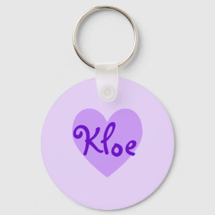 Kloe in Purple Key Ring
