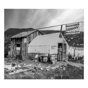Klondike Gold Rush Laundry - Dawson City, c. 1899 Photo Print