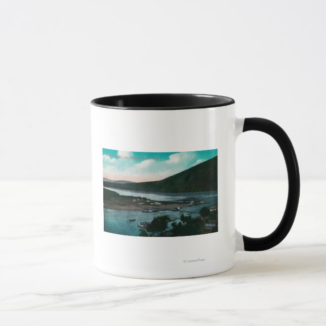 Klondyke River, Alaska Suspension Bridge Mug (Right)