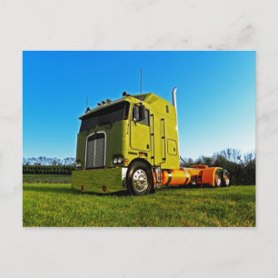 Kloppy's Kenworth K100 #2 Postcard
