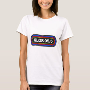 Klos fm radio station vintage classic rock  T-Shirt