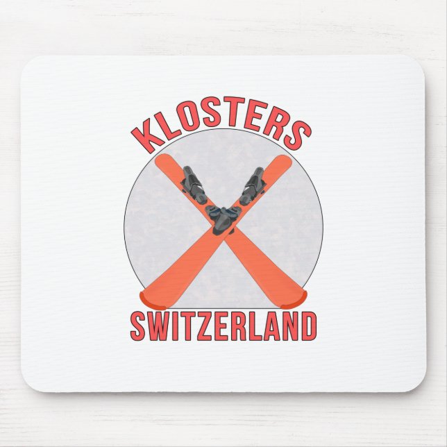 Klosters, Switzerland Mouse Pad (Front)