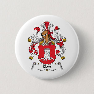 Klotz Family Crest 6 Cm Round Badge