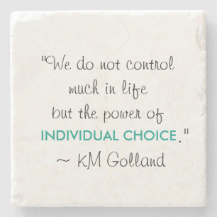 KM Golland 'Power of Individual Choice' Coaster
