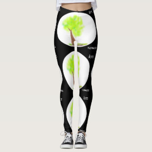 km tree painting leggings