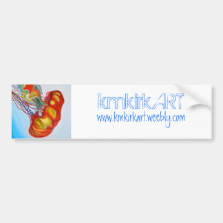 kmkirkART "Jellyfish I" bumper sticker