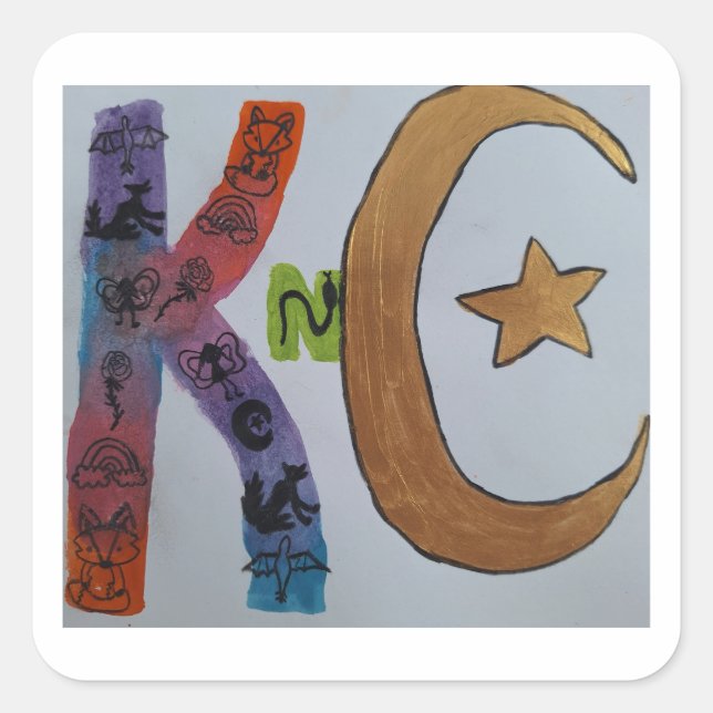 KnC logo sticker (Front)