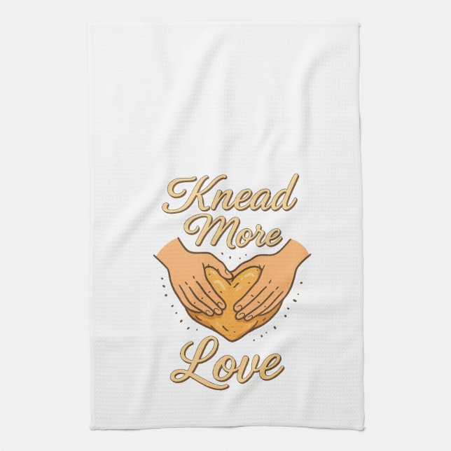 Knead More Love Kitchen Towel (Vertical)