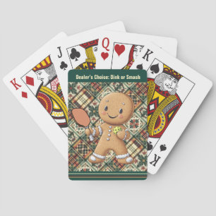 Knead More Pickleball! custom text Playing Cards