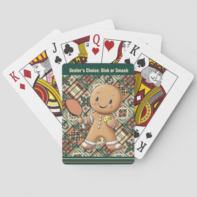 Knead More Pickleball! custom text Playing Cards (Back)