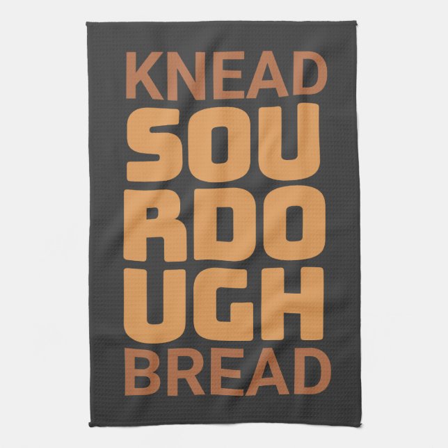 Knead Sourdough Bread Baker Bread maker Tea Towel (Vertical)