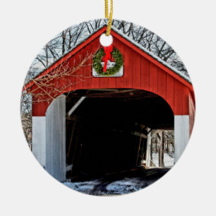 Knecht’s covered bridge ornament