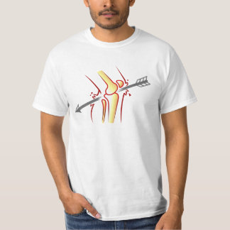 Knee injury t-shirt