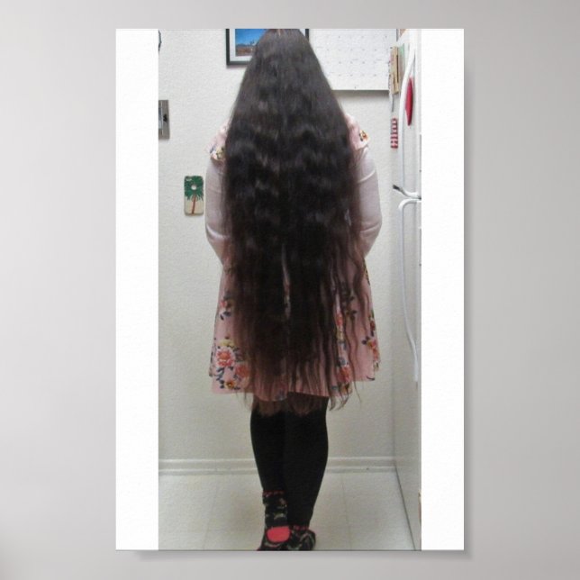 Knee Length Hair Poster (Front)