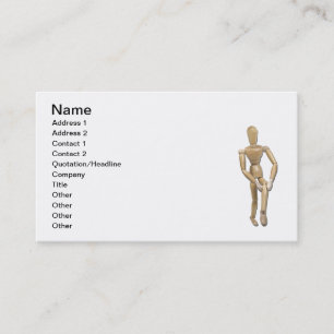 Knee Pain Business Card