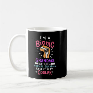 Knee Replacement Bionic Grandma After Surgery Gift Coffee Mug
