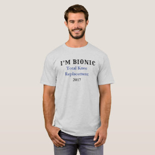 Knee replacement bionic t-shirt